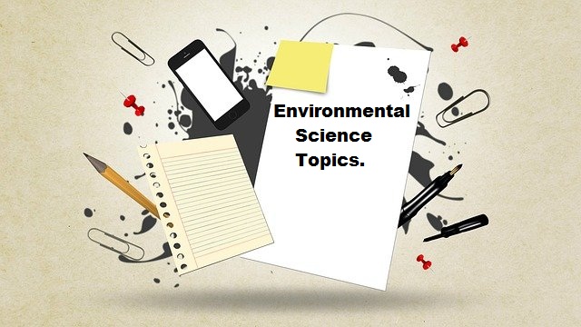 environmental science assignment